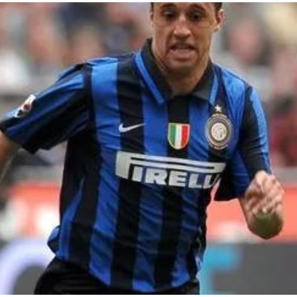 NWT Nike RARE 2007-08 Inter Milan Centenary Home Shirt Crespo #18 Men’s Sz. M